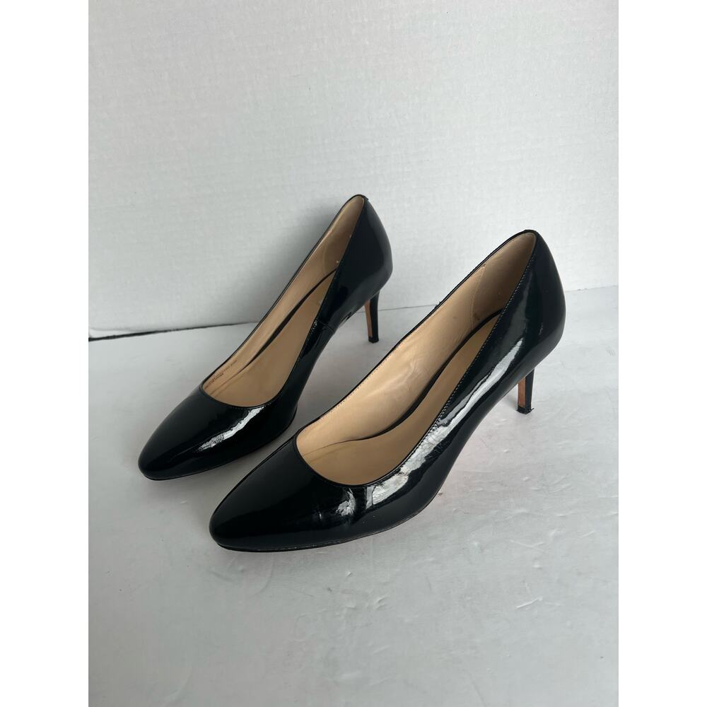 Cole Haan‎ Grand OS Women's Black Patent Leather Slip On Pump Shoes 8.5B